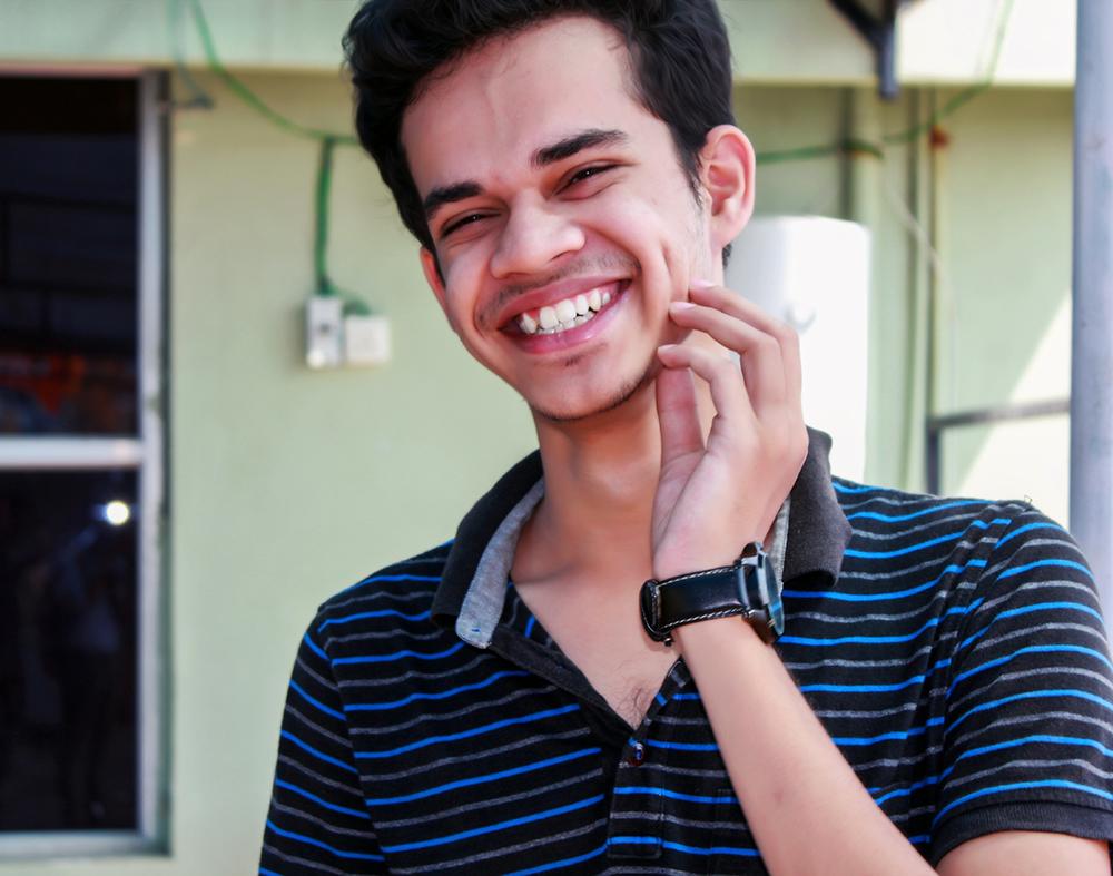 Sibasish Mohanty smiling